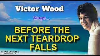 BEFORE THE NEXT TEARDROP FALLS - Victor Wood (with Lyrics)