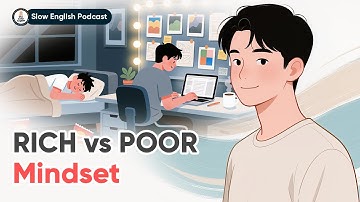 RICH vs POOR MINDSET | Slow English Conversation | The Cozy English