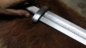 Forging a Viking sword, part 3, making the guard.