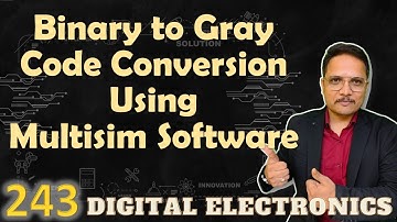 Binary Code to Gray Code Conversion in Multisim Software