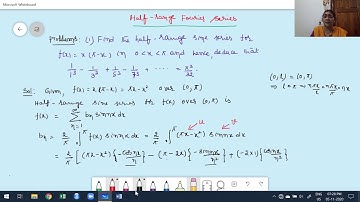 Module 02 - Fourier Series - Class 12
