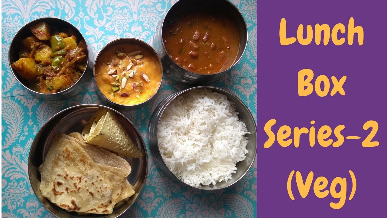 Lunch Box Series No 2 (Veg) | Lunch Box Recipes | Indian Mom
