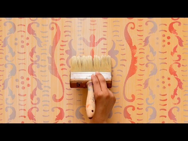 How to paint Stencil 🤔 Wall Paint Stencils Designs For Interior 