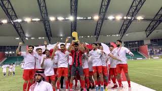 فريق جامعة السلطان قابوس يتوج بلقب كرة القدم في بطولة الجامعات الخليجية بقطر
