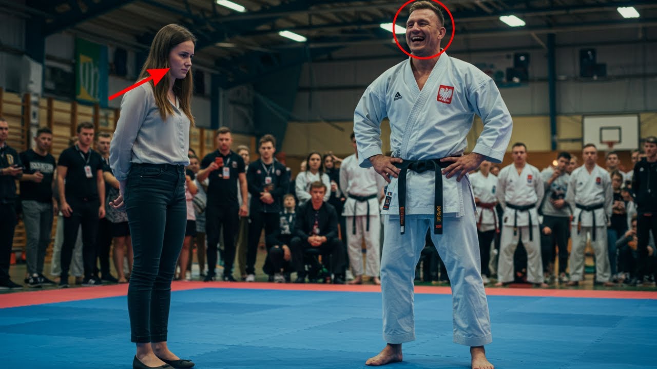 Znany karatek zmusił skromną kobietę do walki, by ją upokorzyć... ale to ona go powaliła
