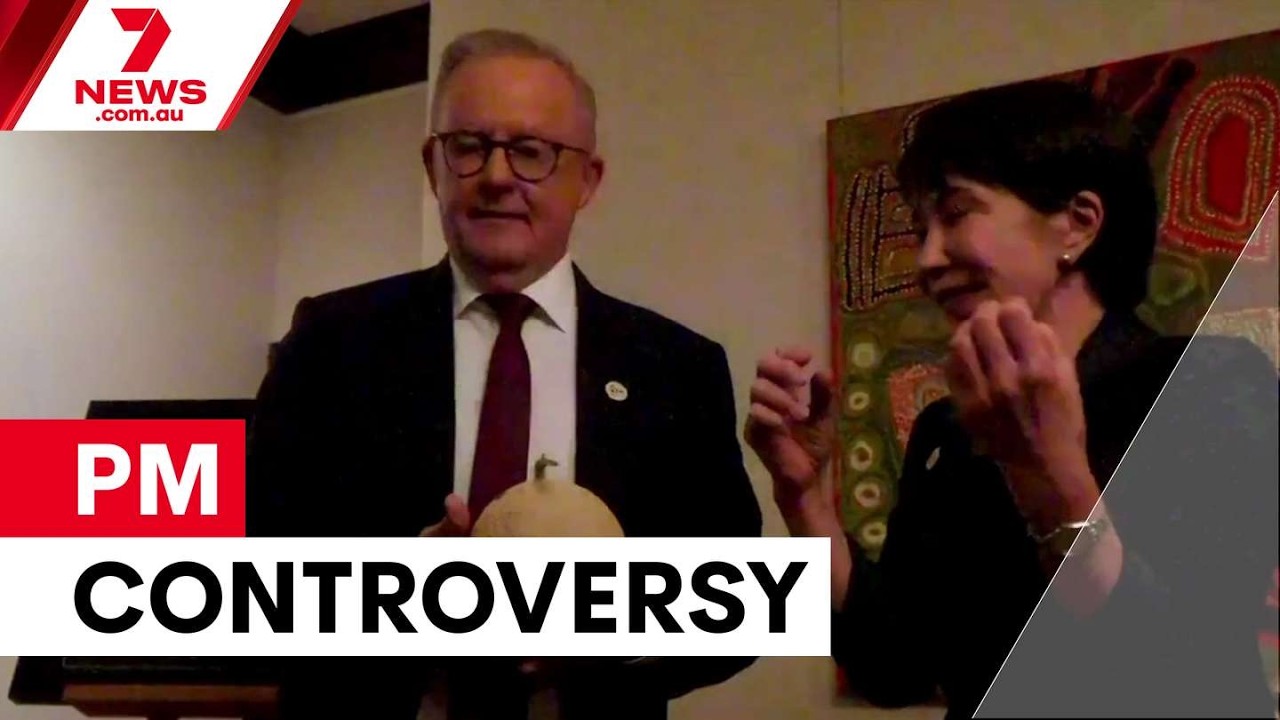 Albanese under fire over Japanese gift joke | 7NEWS