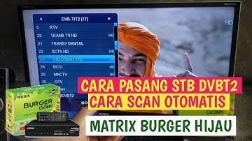Stb matrix burger hijau || cara pasang dan scan otomatis matrix burger hijau
