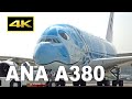 [4K] ANA A380 遊覧飛行 目の前で見る超大型機のプッシュバック / ANA A380 Pushback - Charter Flight on August 22, 2020 at NRT