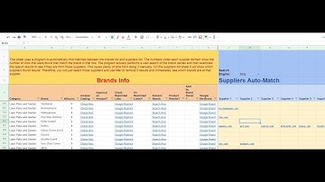 How to Automatically Match Amazon Brands to Suppliers in Google Sheets (Bulk Brands Research)