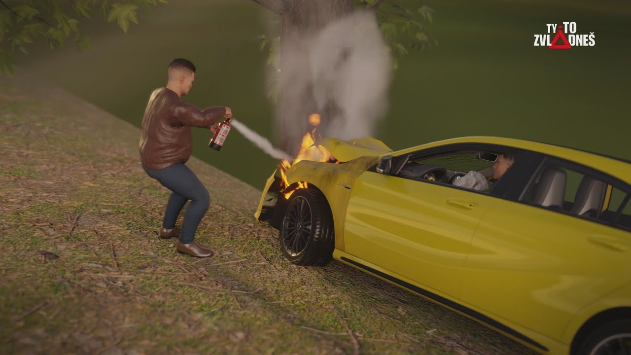 Nehoda a požár vozidla: Jak poskytnout první pomoc