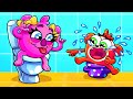 Potty training with baby zoo   kids cartoon  animation for kids