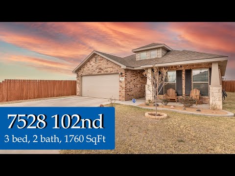 7528 102nd, Lubbock, TX home video tour