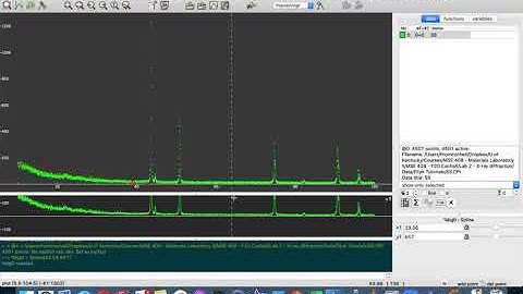 MSE 408 F20 Lab 2 - Fityk Tutorial: Baseline Subtraction