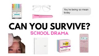 Can You Survive SCHOOL DRAMA 🏫👯‍♀️💔 | Interactive Aesthetic Game