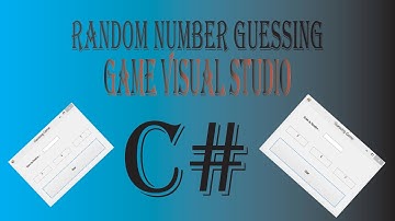 Random Number Guessing Game Visual Studio || How to Create a Number Guessing Game in C#