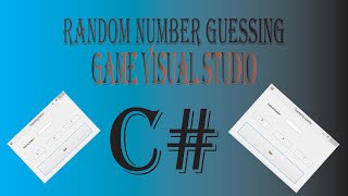 Random Number Guessing Game Visual Studio || How to Create a Number Guessing Game in C#