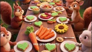 Fiona the fox Thanksgiving | kids animation | cartoon