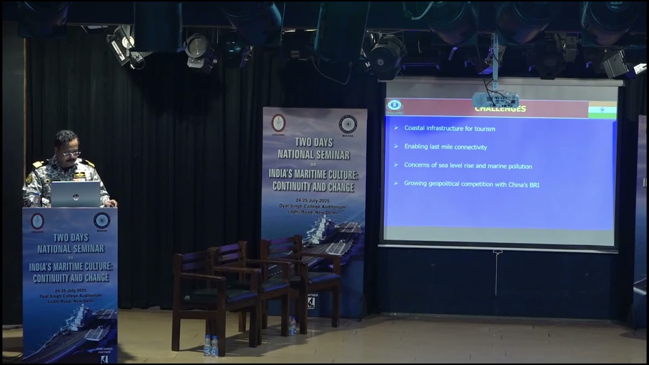 25.7.25 | DIG Rajesh P, HQ Coast Guard- Strengthening India’s National Posture & Sustainable Tourism