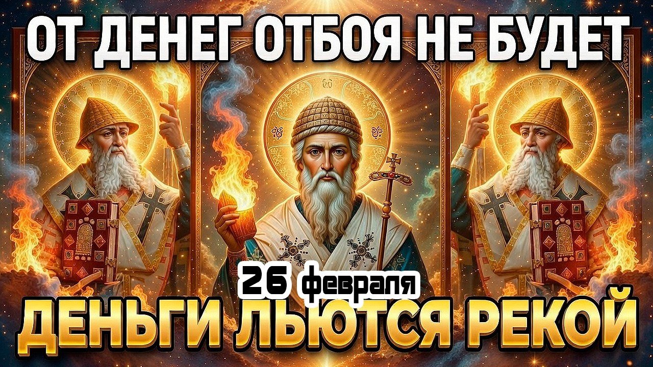 26 февраля-СПИРИДОН ТВОРИТ ЧУДЕСА-ДЕНЬГИ ПОЛЬЮТСЯ РЕКОЙ