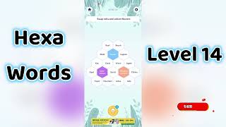 Hexa Word level 14| Hexa Words Sort Associations level 14 Answers