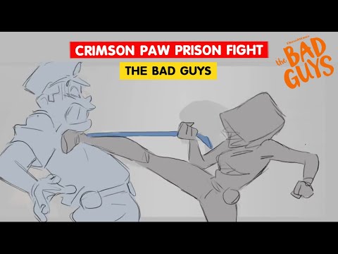 Video The Bad Guys | 2D Crimson Paw Prison Fight | ChibeTTo... - youtube