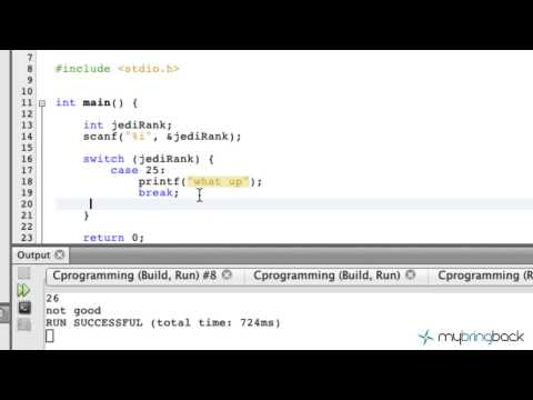 Learn C Programming Tutorial 1 22 Switch Statement