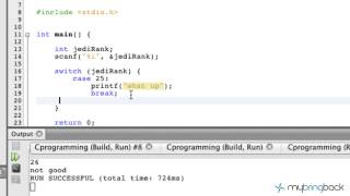 Learn C Programming Tutorial 1 22 Switch Statement