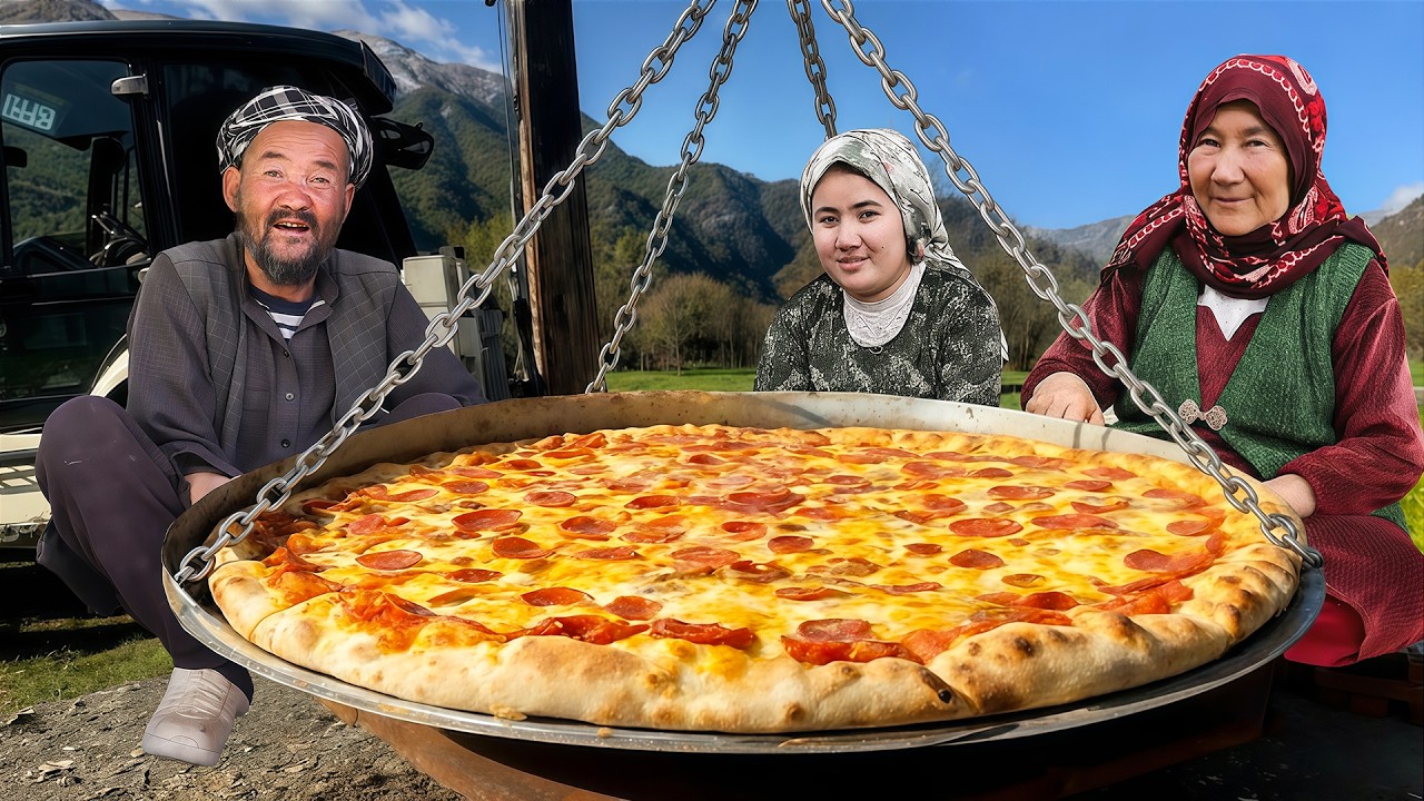Discover the Secrets of Traditional Pizza🍕 and Afghan Village Life 🇦🇫