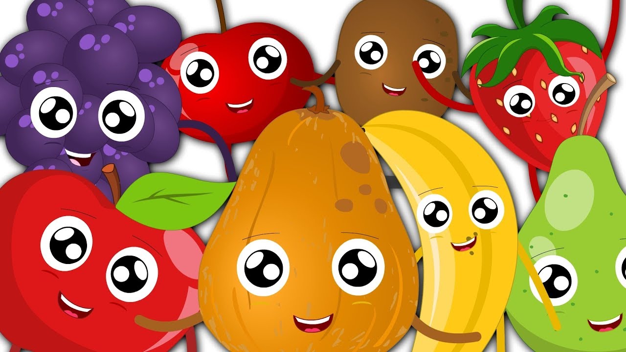 The Fruits Song | Learn Fruits | Nursery Rhymes Songs For Kids ...