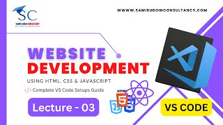 Visual Studio Code (Mac) - Setting up a Web Development Environment | Lecture 03 | #webdevelopment