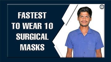 FASTEST TO WEAR 10 SURGICAL MASKS