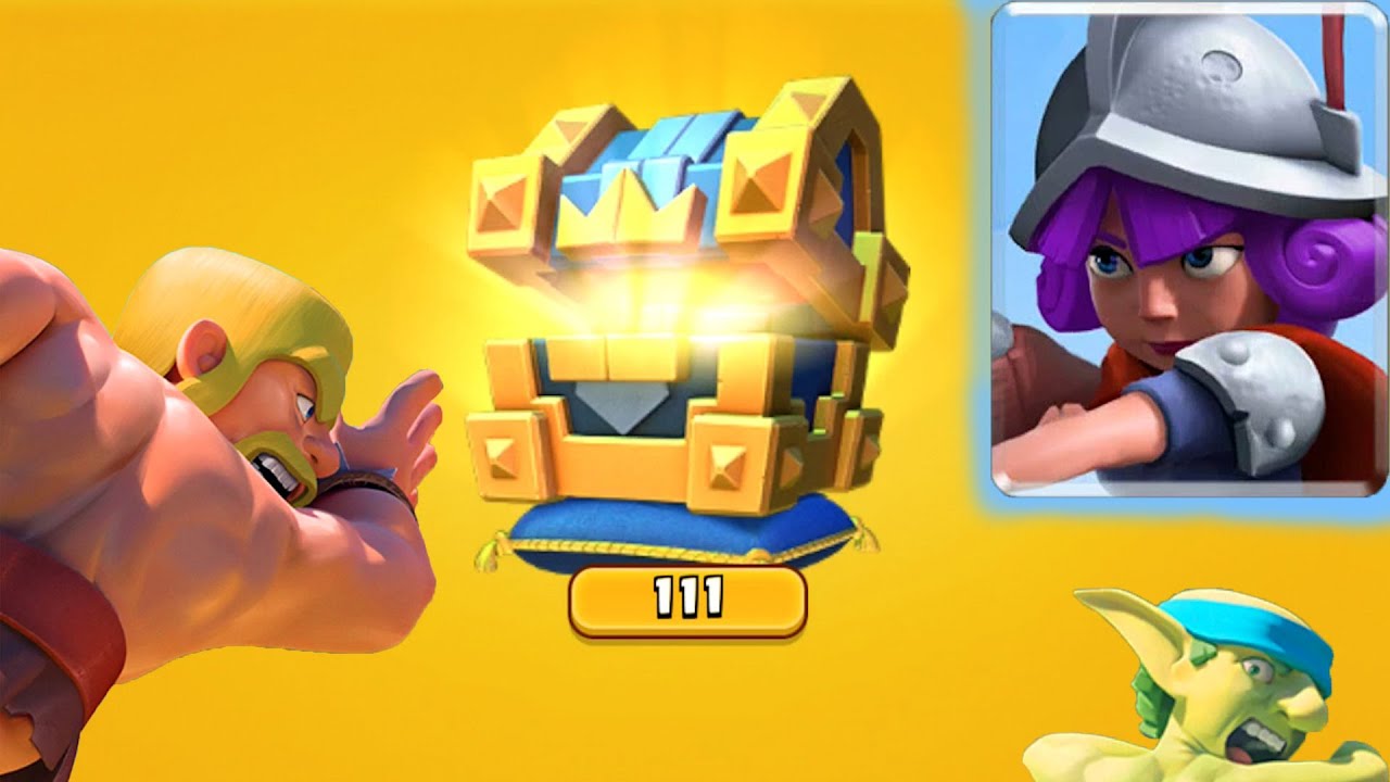 Battle Royal chests Mega Minion clash royale YouTube