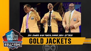 Bill Cowher, Alan Faneca, & Donnie Shell get their Gold Jackets | Pittsburgh Steelers