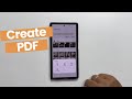 Easily Convert Multiple Photos into a PDF on Your Samsung Galaxy S24 π
