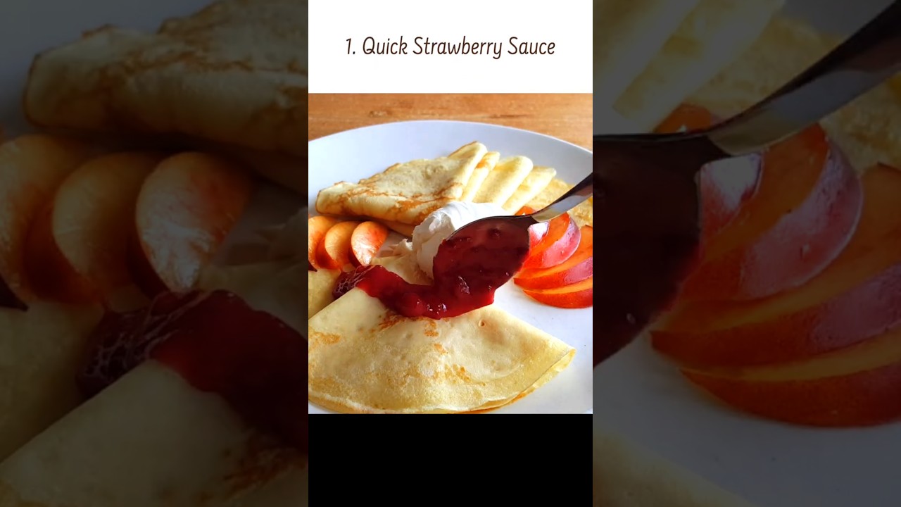 1-minute sweet crepe fillings you'll obsess over (no whip, no cook!)