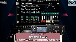 Yamaha Modx M Os 3 - New Organ, Guitar Bass Preset Performances Demo