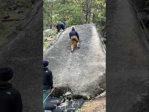 Beta Video for climb Fridge Slab v0, Leavenworth