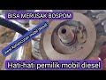 cara bersihkan pompa solar mobil diesel