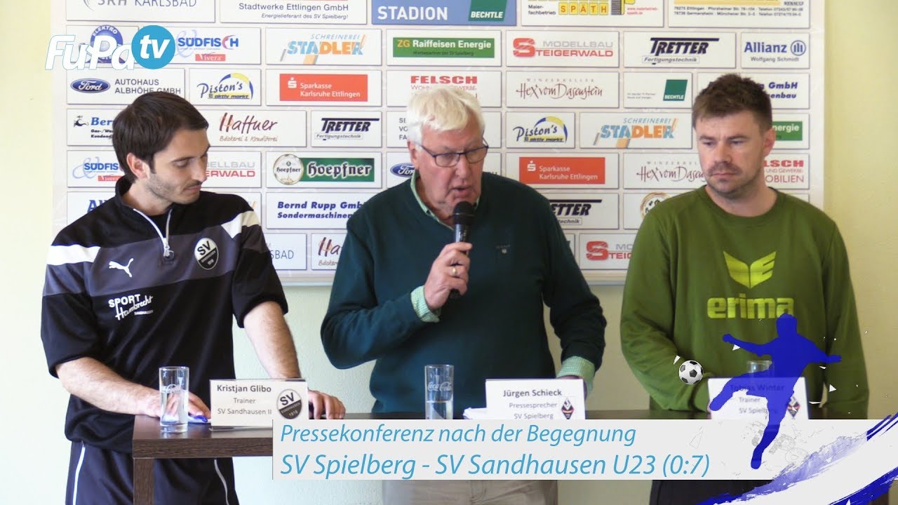kreisliga passau Pressekonferenz nach SV Spielberg - SV Sandhausen U23 am 28.4.2018