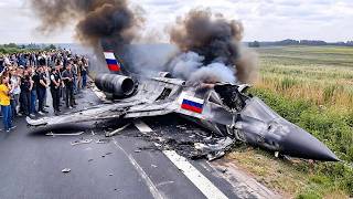 Vor 13 Minuten! Ein US-amerikanischer F-16-Kampfjet traf auf eine russische SU-57. Was ist passiert?