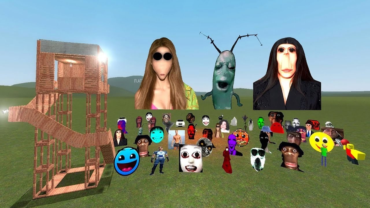 Too Much Nextbots Vs Towers in Garry's Mod