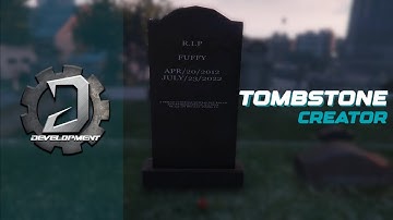 GTA 5 SCRIPT ESX/QB - 278+ TOMBSTONE CREATOR