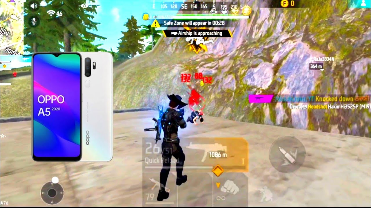90% Headshot Rate⚡❤OPPO A5 2020📲 Settings⚙️Hud + Sensi + Dpi [Free Fire Highlights]😍 