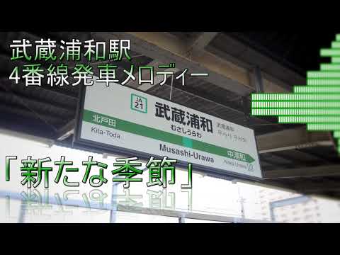 武蔵浦和駅4番線旧発車メロディー「新たな季節」