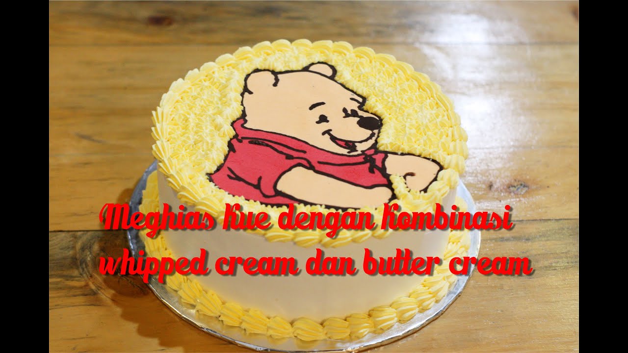 Trik menghias kue Winnie the Pooh mudah | Sweet Flour