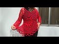 ❤️❤️ [GANCHILLO FÁCIL] CÓMO TEJER ESTA MARAVILLOSA "BLUSA ASIMÉTRICA" / YO TEJO CON LAURA CEPEDA❤️❤️