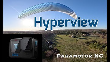 Paramotor Chase Cam with Hyperview - GoPro 11 - Paramotor NC #paramotor #ppg