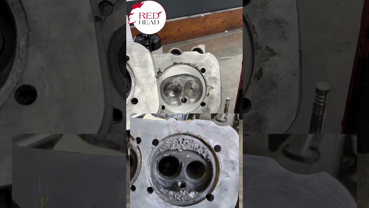 Zylinderkopf Porsche 914 auseinandergefallen I REDHEAD