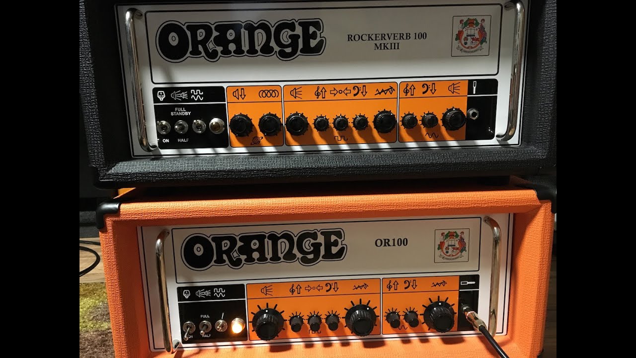 Amp Shootout - Orange OR100 vs Orange Rockerverb 100 MKIII (in the mix)
