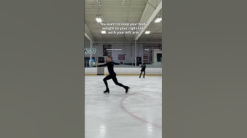 A quick toe-loop exercise for beginners learning the jump #figureskating #iceskating #figureskater